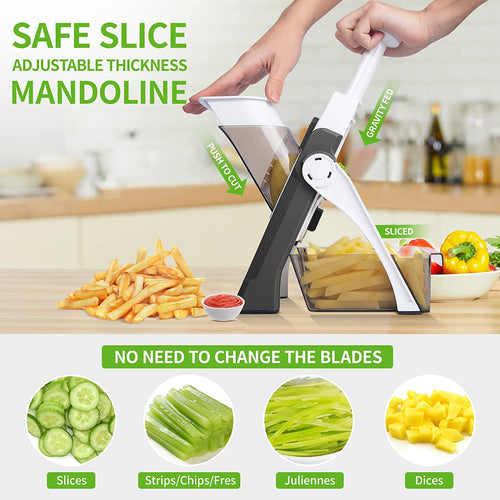 5 in 1 Vegetable Cutter - Mirage Mall